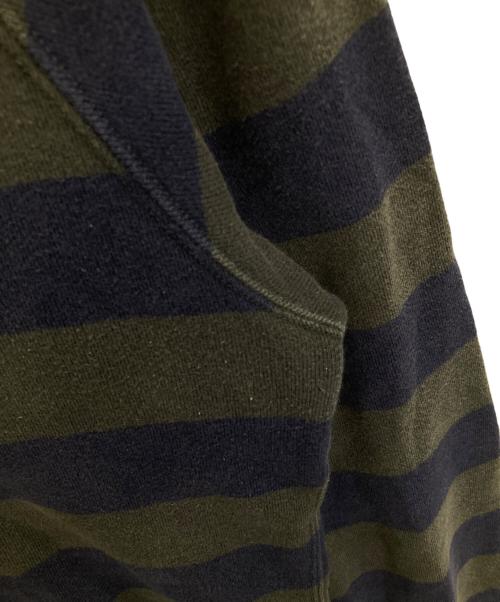 COMME des GARCONS HOMME（コムデギャルソン オム）COMME des GARCONS HOMME (コムデギャルソン オム) ボーダースウェット グレー サイズ:Sの古着・服飾アイテム