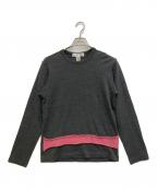 COMME des GARCONS SHIRTコムデギャルソンシャツ）の古着「カシミヤ混ニット」｜グレー
