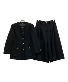 GUCCI（グッチ）の古着「ウールツイードセットアップ」｜ブラック