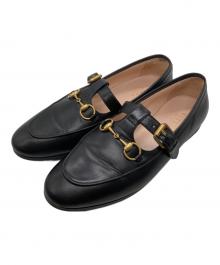 GUCCI（グッチ）の古着「ホースビットレザーシューズ」｜ブラック