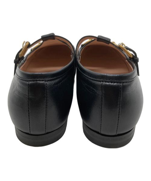 GUCCI（グッチ）GUCCI (グッチ) ホースビットレザーシューズ ブラック サイズ:36　1/2の古着・服飾アイテム