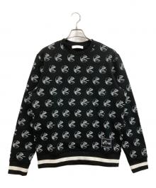 BALLY（バリー）の古着「Swizz Beats Skeleton Pac-man Sweatshirt」｜ブラック