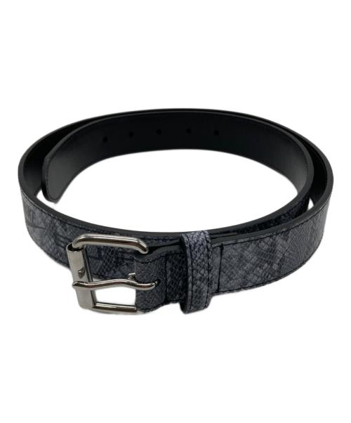 SUPREME（シュプリーム）SUPREME (シュプリーム) NIKE (ナイキ) Snakeskin Belt グレー サイズ:L/XLの古着・服飾アイテム