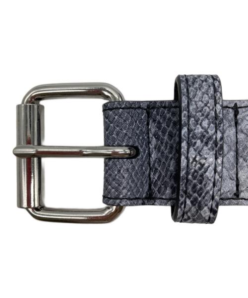 SUPREME（シュプリーム）SUPREME (シュプリーム) NIKE (ナイキ) Snakeskin Belt グレー サイズ:L/XLの古着・服飾アイテム