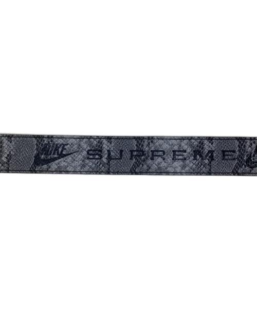 SUPREME（シュプリーム）SUPREME (シュプリーム) NIKE (ナイキ) Snakeskin Belt グレー サイズ:L/XLの古着・服飾アイテム