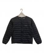 mont-bellモンベル）の古着「スペリオダウン ラウンドネックジャケット」｜ブラック