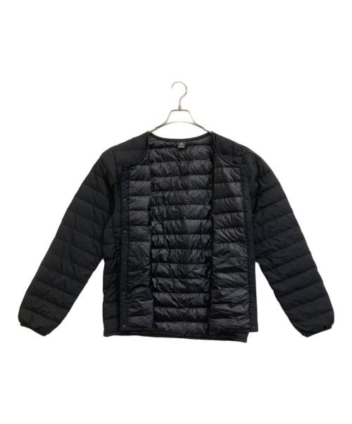 mont-bell（モンベル）mont-bell (モンベル) スペリオダウン ラウンドネックジャケット ブラック サイズ:Lの古着・服飾アイテム