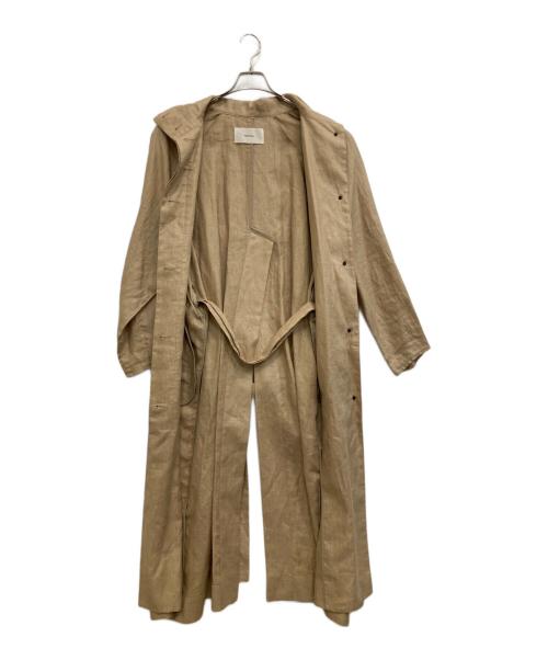 TODAYFUL（トゥデイフル）TODAYFUL (トゥデイフル) リネントレンチコート ベージュ サイズ:36の古着・服飾アイテム