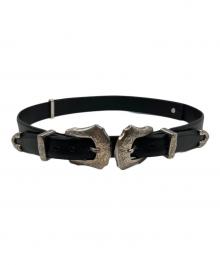 TOGA ARCHIVES（トーガアーカイブス）の古着「ダブルバックルベルト」｜ブラック