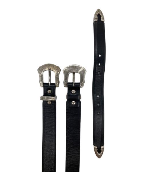 TOGA ARCHIVES（トーガアーカイブス）TOGA ARCHIVES (トーガアーカイブス) ダブルバックルベルト ブラックの古着・服飾アイテム