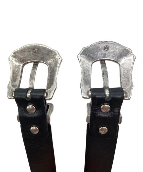 TOGA ARCHIVES（トーガアーカイブス）TOGA ARCHIVES (トーガアーカイブス) ダブルバックルベルト ブラックの古着・服飾アイテム