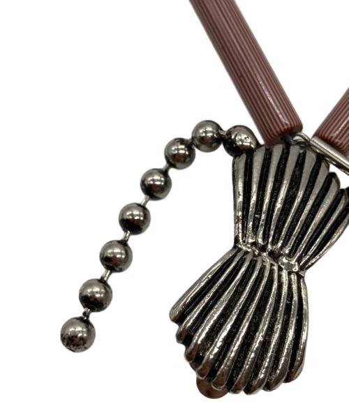 TOGA PULLA（トーガ プルラ）TOGA PULLA (トーガ プルラ) ビーズイヤリング レッドの古着・服飾アイテム