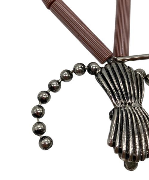 TOGA PULLA（トーガ プルラ）TOGA PULLA (トーガ プルラ) ビーズイヤリング レッドの古着・服飾アイテム