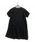 mizuiro-ind (ミズイロインド) スキッパーリネンワンピース ブラック サイズ:F：6000円