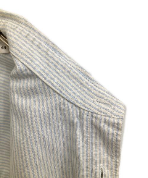 ami（アミ）ami (アミ) ストライプシャツ スカイブルー サイズ:44の古着・服飾アイテム