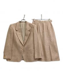 Burberry's（バーバリー）の古着「セットアップテーラードジャケット」｜ライトピンク