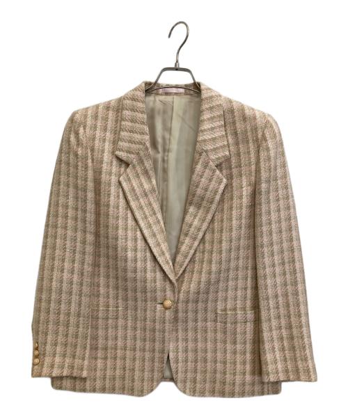 Burberry's（バーバリー）Burberry's (バーバリー) セットアップテーラードジャケット ライトピンク サイズ:9AB2の古着・服飾アイテム