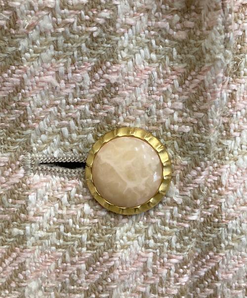 Burberry's（バーバリー）Burberry's (バーバリー) セットアップテーラードジャケット ライトピンク サイズ:9AB2の古着・服飾アイテム