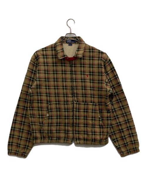 POLO RALPH LAUREN（ポロ・ラルフローレン）POLO RALPH LAUREN (ポロ・ラルフローレン) チェックスイングトップ ブラウン サイズ:Mの古着・服飾アイテム
