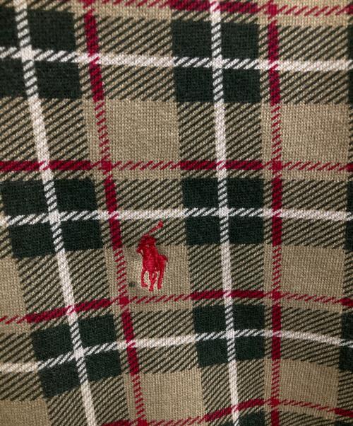 POLO RALPH LAUREN（ポロ・ラルフローレン）POLO RALPH LAUREN (ポロ・ラルフローレン) チェックスイングトップ ブラウン サイズ:Mの古着・服飾アイテム