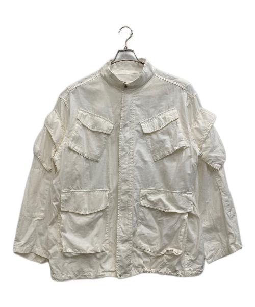 SLY（スライ）SLY (スライ) RIPSTOP OVER FIELD ジャケット ホワイト サイズ:Fの古着・服飾アイテム