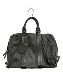 GALLERIANT（ガレリアント）の古着「チントゥーラ ゴートレザーボストンバッグ」｜ブラック