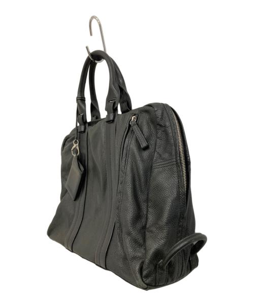 GALLERIANT（ガレリアント）GALLERIANT (ガレリアント) チントゥーラ ゴートレザーボストンバッグ ブラックの古着・服飾アイテム