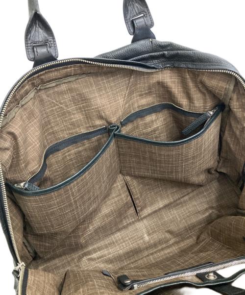 GALLERIANT（ガレリアント）GALLERIANT (ガレリアント) チントゥーラ ゴートレザーボストンバッグ ブラックの古着・服飾アイテム