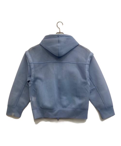 MAISON SPECIAL（メゾンスペシャル）MAISON SPECIAL (メゾンスペシャル) 2way See-through Hoodie スカイブルー サイズ:Fの古着・服飾アイテム