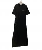 GANNIガニー）の古着「半袖ワンピース」｜ブラック