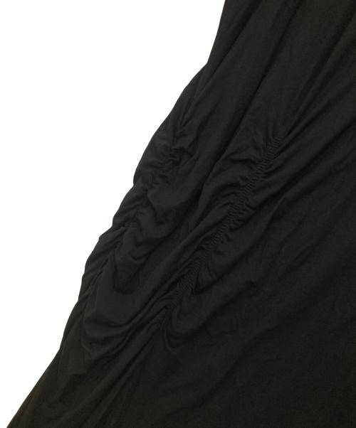 GANNI（ガニー）Ganni (ガニー) 半袖ワンピース ブラック サイズ:Lの古着・服飾アイテム