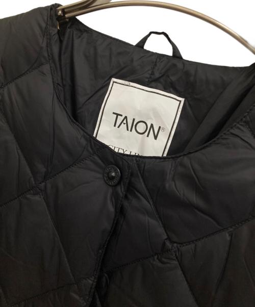 TAION（タイオン）TAION (タイオン) ダウンコート ブラック サイズ:Lの古着・服飾アイテム
