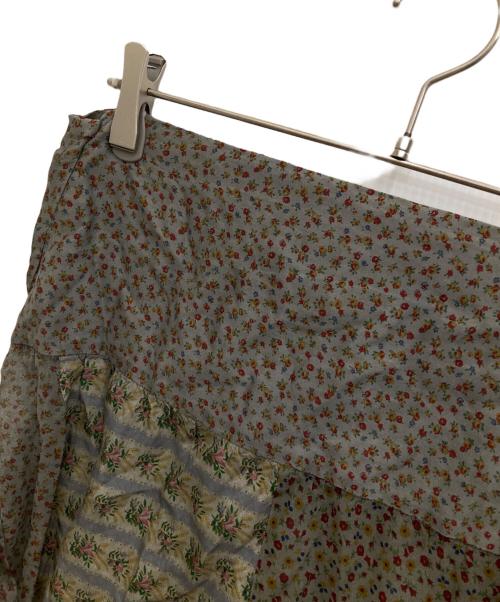 tricot COMME des GARCONS（トリココムデギャルソン）tricot COMME des GARCONS (トリココムデギャルソン) 花柄シアーラップスカート グレー サイズ:-の古着・服飾アイテム