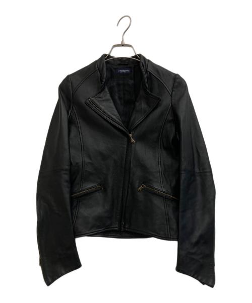 Le Verseaubleu（ルベェルソーブルー）Le Verseaubleu (ルベェルソーブルー) レザージャケット ブラック サイズ:38の古着・服飾アイテム