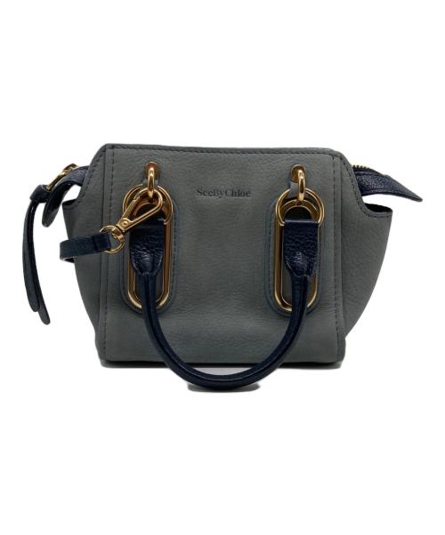SEE BY CHLOE（シーバイクロエ）SEE BY CHLOE (シーバイクロエ) 2WAYショルダーバッグ スカイブルーの古着・服飾アイテム