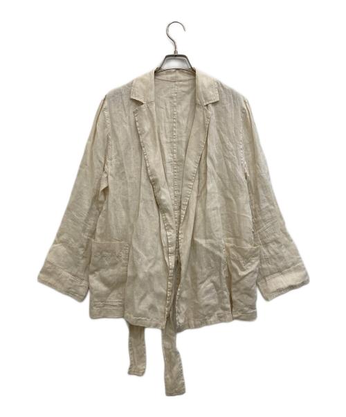 SLOBE IENA（スローブ イエナ）SLOBE IENA (スローブ イエナ) リネンジャケット アイボリー サイズ:-の古着・服飾アイテム
