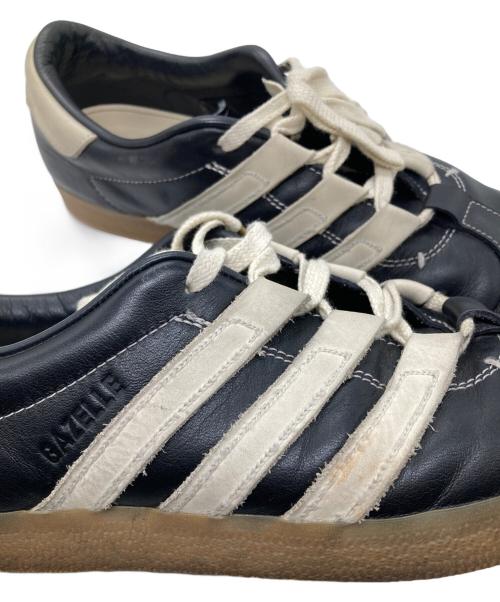 adidas（アディダス）adidas (アディダス) FOOT INDUSTRY (フットインダストリー) GAZELLEローカットスニーカー ブラック サイズ:26の古着・服飾アイテム