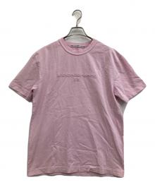 ALEXANDER WANG（アレキサンダー・ワン）の古着「ロゴTシャツ」｜ピンク