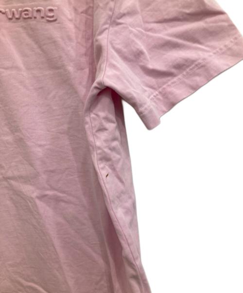 ALEXANDER WANG（アレキサンダー・ワン）ALEXANDER WANG (アレキサンダー・ワン) ロゴTシャツ ピンク サイズ:Sの古着・服飾アイテム