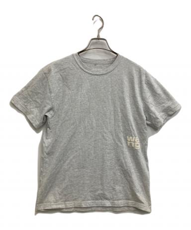 新品未使用☆タグ付き☆alexanderwang ロゴTシャツ チャコールグレー