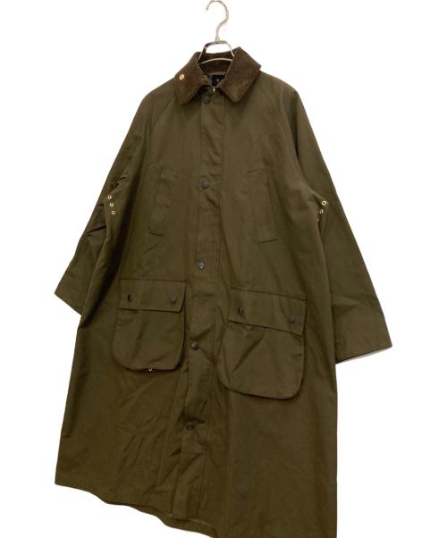Barbour（バブアー）Barbour (バブアー) Balvenie Long Jacket オリーブ サイズ:10の古着・服飾アイテム