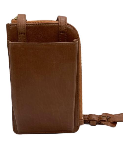 genten（ゲンテン）genten (ゲンテン) ショルダーポシェット ブラウンの古着・服飾アイテム