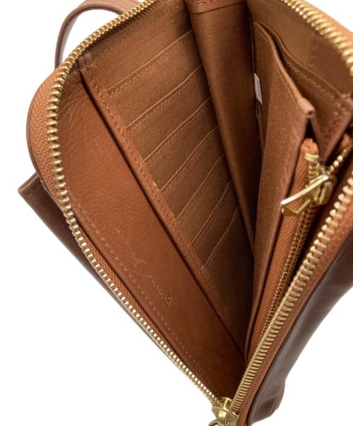 genten（ゲンテン）genten (ゲンテン) ショルダーポシェット ブラウンの古着・服飾アイテム