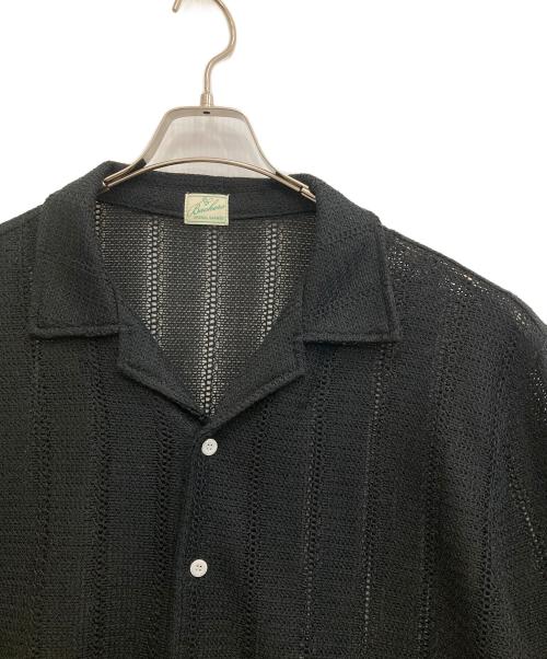 BACKERS（バッカーズ）Backers (バッカーズ) シアーカーディガン ブラック サイズ:Fの古着・服飾アイテム
