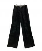 JOHN LAWRENCE SULLIVANジョン ローレンス サリバン）の古着「Rigid denim wide pants」｜ブラック