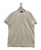 FRED PERRYフレッドペリー）の古着「Striped Cuff T-Shirt」｜アイボリー
