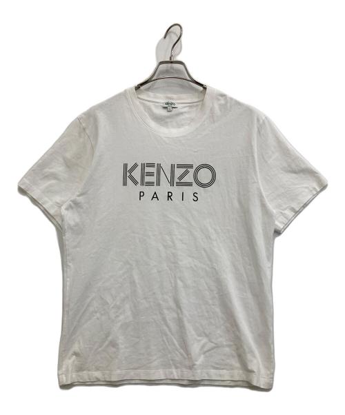 KENZO（ケンゾー）KENZO (ケンゾー) ロゴプリントTシャツ ホワイト サイズ:Lの古着・服飾アイテム