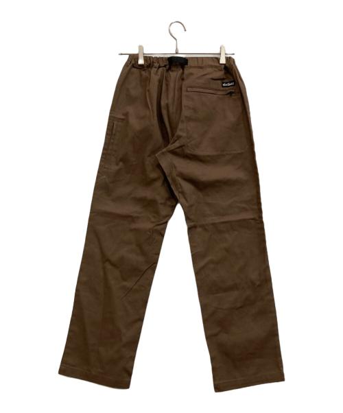 WILD THINGS（ワイルドシングス）WILD THINGS (ワイルドシングス) TWILL PLAIN PANTS ブラウン サイズ:S 未使用品の古着・服飾アイテム