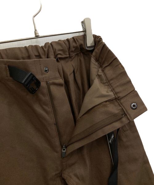 WILD THINGS（ワイルドシングス）WILD THINGS (ワイルドシングス) TWILL PLAIN PANTS ブラウン サイズ:S 未使用品の古着・服飾アイテム