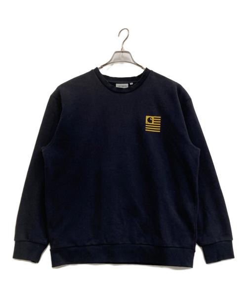 CarHartt（カーハート）CarHartt (カーハート) STATE SWEAT ネイビー サイズ:Lの古着・服飾アイテム